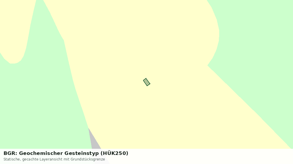 Statische Kartenansicht: BGR: Geochemischer Gesteinstyp (HÜK250)