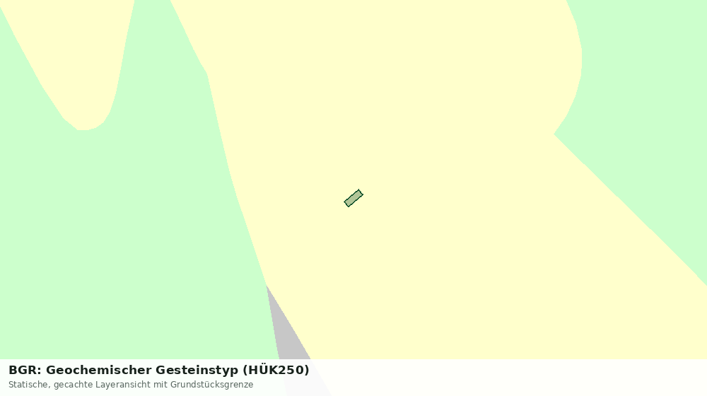 Statische Kartenansicht: BGR: Geochemischer Gesteinstyp (HÜK250)