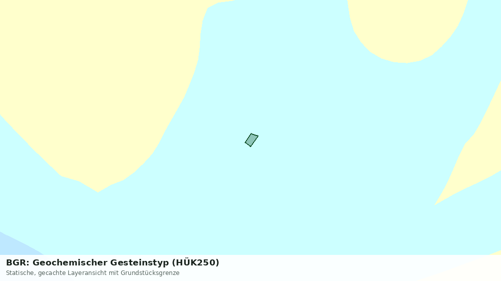Statische Kartenansicht: BGR: Geochemischer Gesteinstyp (HÜK250)