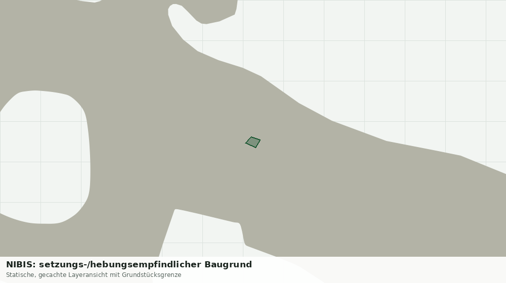 Statische Kartenansicht: NIBIS: setzungs-/hebungsempfindlicher Baugrund