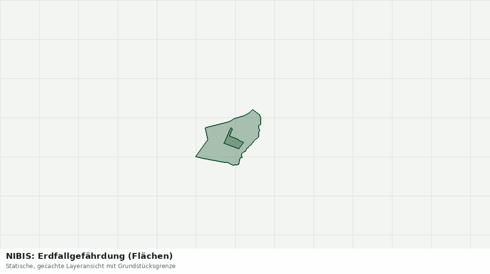 Statische Kartenansicht: NIBIS: Erdfallgefährdung (Flächen)