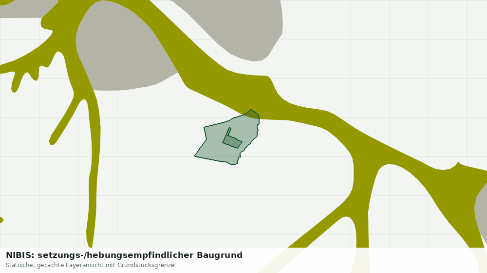 Statische Kartenansicht: NIBIS: setzungs-/hebungsempfindlicher Baugrund