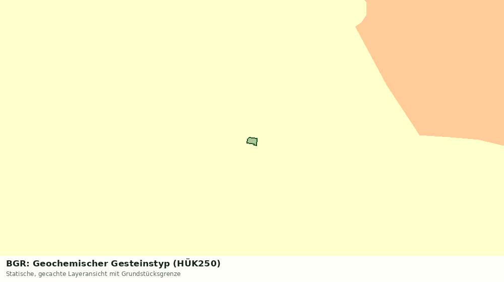 Statische Kartenansicht: BGR: Geochemischer Gesteinstyp (HÜK250)