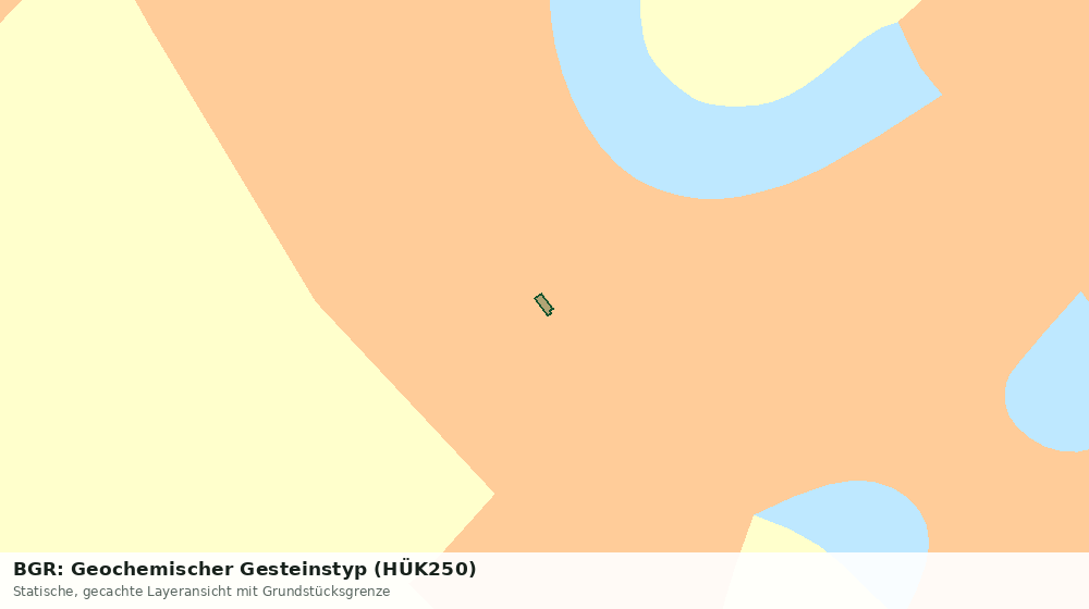 Statische Kartenansicht: BGR: Geochemischer Gesteinstyp (HÜK250)