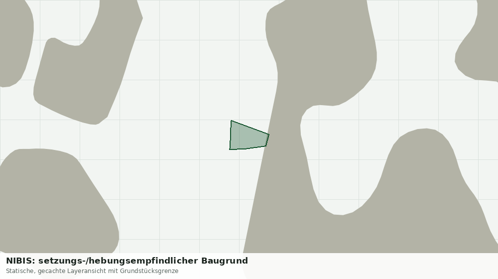 Statische Kartenansicht: NIBIS: setzungs-/hebungsempfindlicher Baugrund