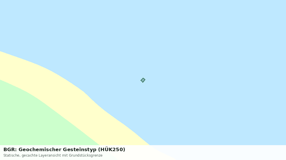 Statische Kartenansicht: BGR: Geochemischer Gesteinstyp (HÜK250)