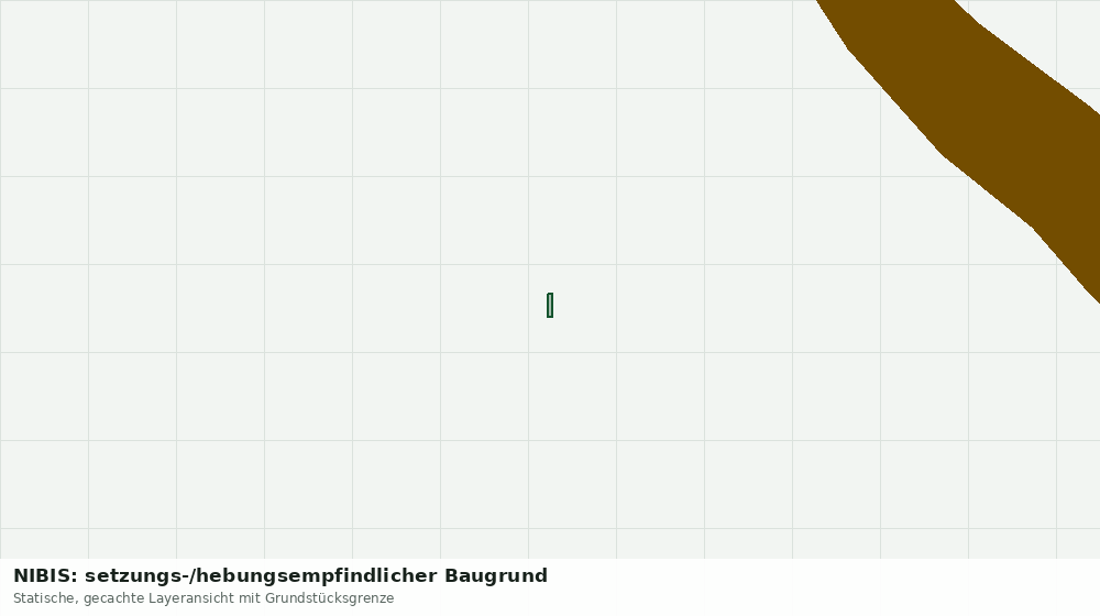 Statische Kartenansicht: NIBIS: setzungs-/hebungsempfindlicher Baugrund