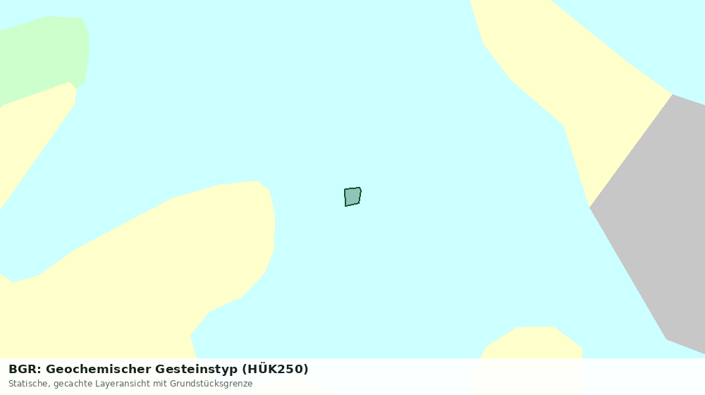 Statische Kartenansicht: BGR: Geochemischer Gesteinstyp (HÜK250)