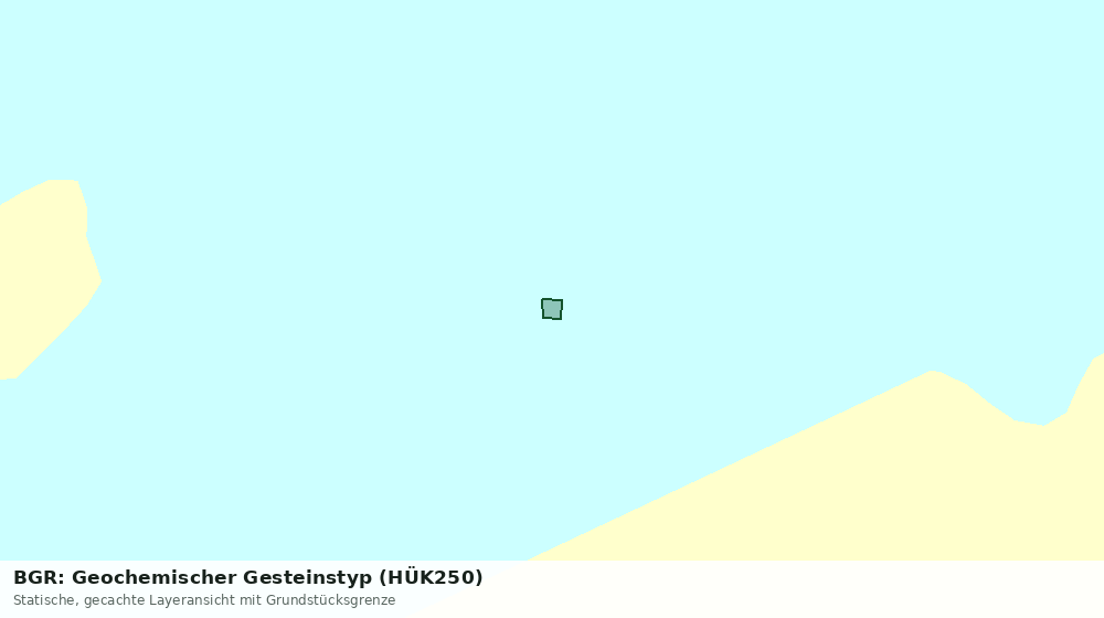 Statische Kartenansicht: BGR: Geochemischer Gesteinstyp (HÜK250)