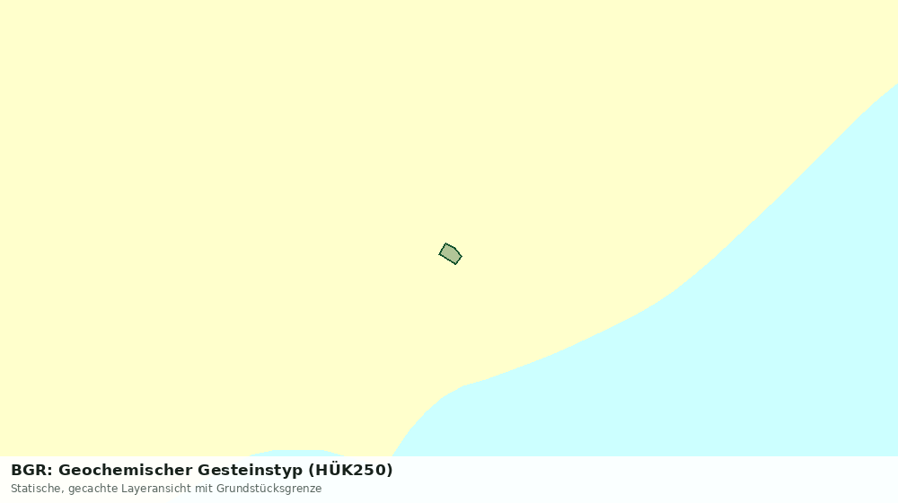 Statische Kartenansicht: BGR: Geochemischer Gesteinstyp (HÜK250)