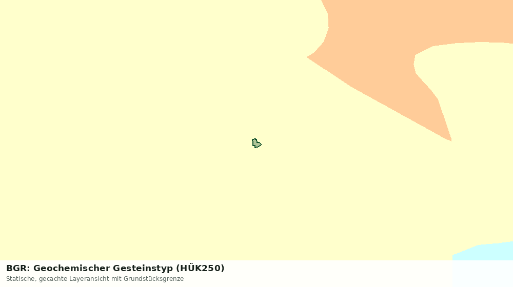 Statische Kartenansicht: BGR: Geochemischer Gesteinstyp (HÜK250)