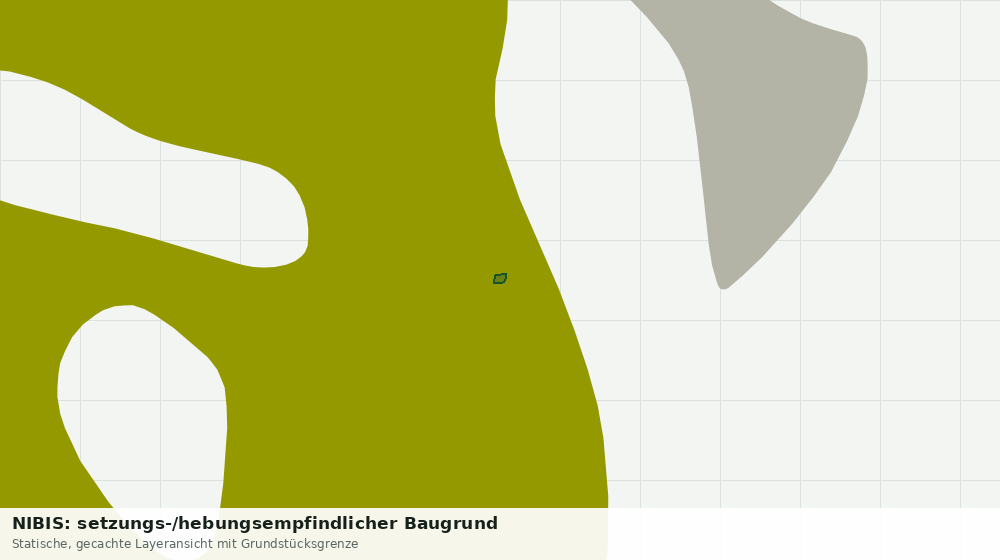 Statische Kartenansicht: NIBIS: setzungs-/hebungsempfindlicher Baugrund