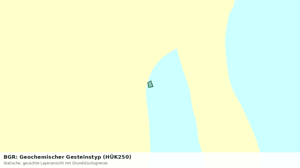 Statische Kartenansicht: BGR: Geochemischer Gesteinstyp (HÜK250)
