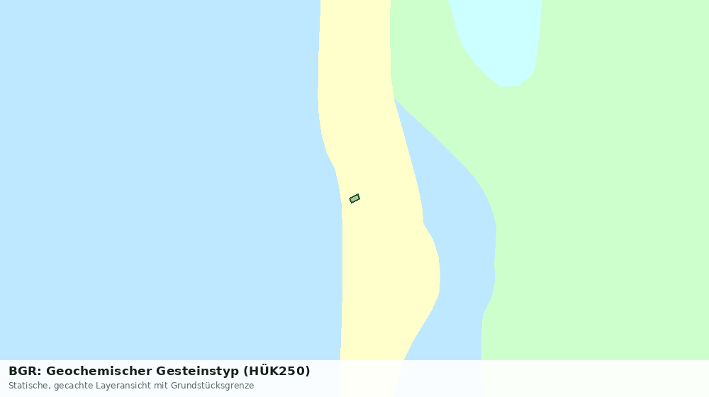 Statische Kartenansicht: BGR: Geochemischer Gesteinstyp (HÜK250)