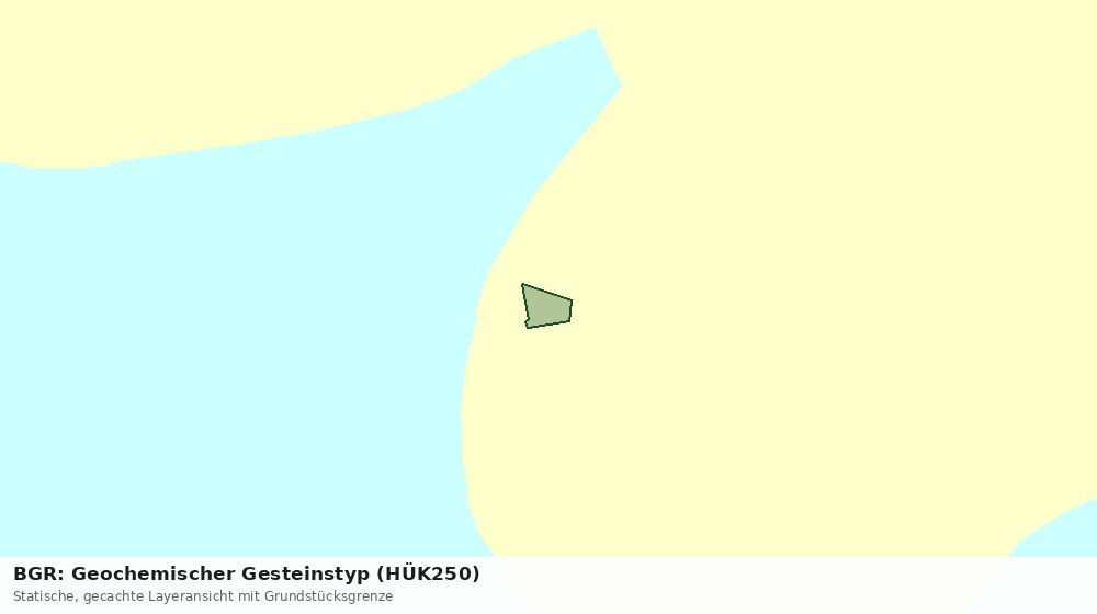 Statische Kartenansicht: BGR: Geochemischer Gesteinstyp (HÜK250)