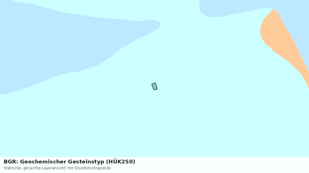 Statische Kartenansicht: BGR: Geochemischer Gesteinstyp (HÜK250)
