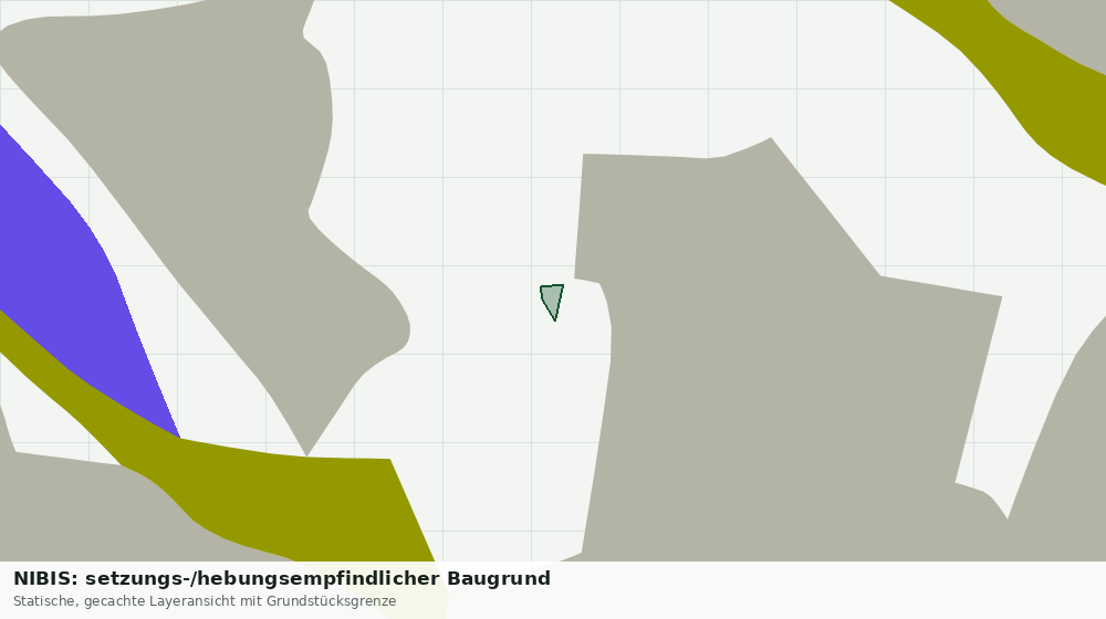 Statische Kartenansicht: NIBIS: setzungs-/hebungsempfindlicher Baugrund