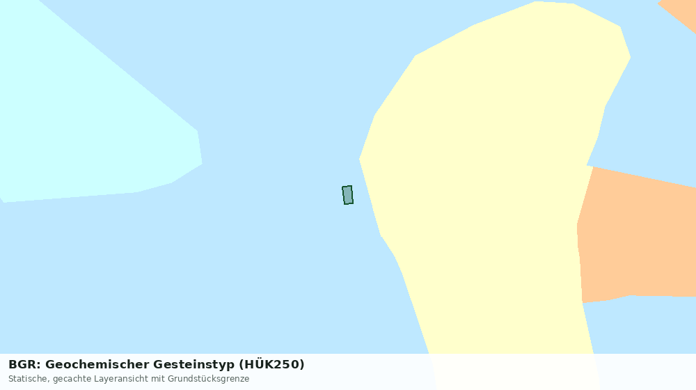 Statische Kartenansicht: BGR: Geochemischer Gesteinstyp (HÜK250)