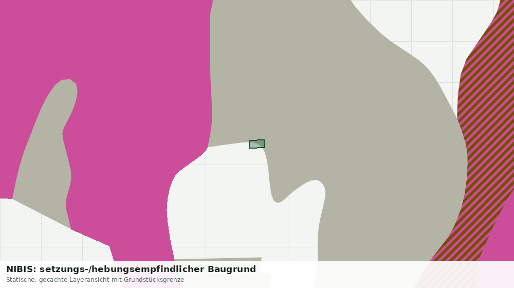 Statische Kartenansicht: NIBIS: setzungs-/hebungsempfindlicher Baugrund