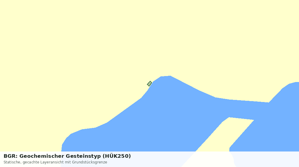 Statische Kartenansicht: BGR: Geochemischer Gesteinstyp (HÜK250)
