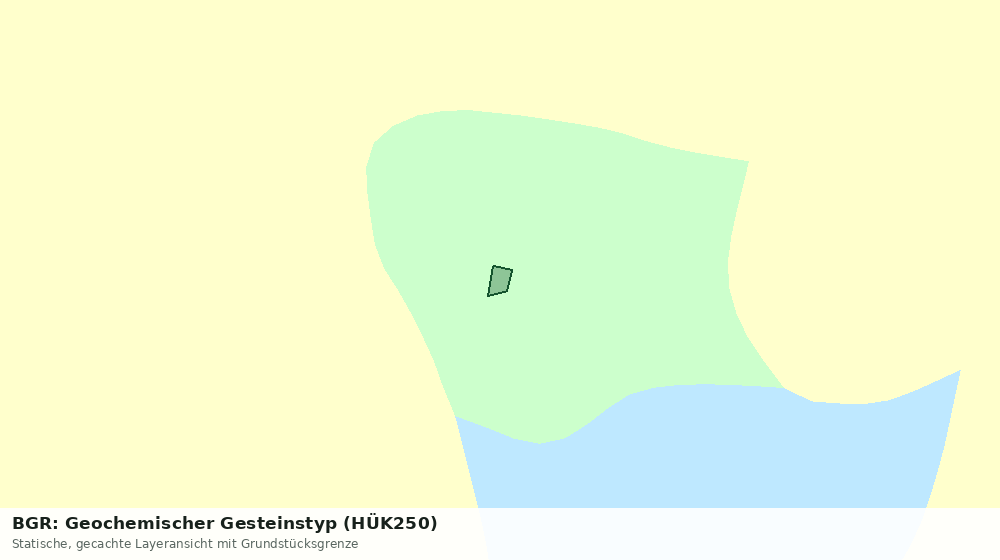 Statische Kartenansicht: BGR: Geochemischer Gesteinstyp (HÜK250)
