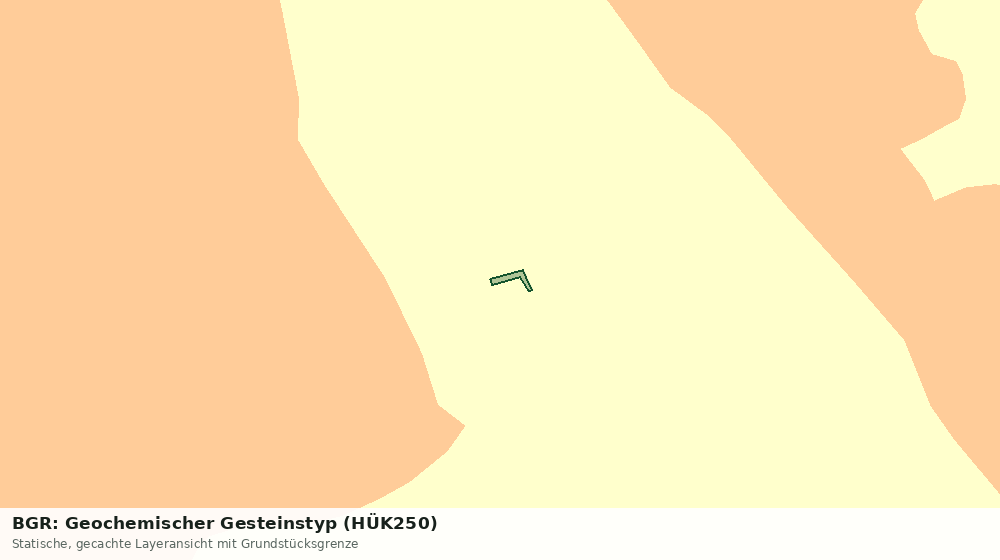 Statische Kartenansicht: BGR: Geochemischer Gesteinstyp (HÜK250)