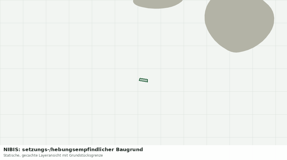 Statische Kartenansicht: NIBIS: setzungs-/hebungsempfindlicher Baugrund