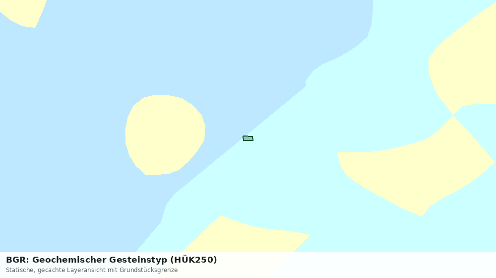 Statische Kartenansicht: BGR: Geochemischer Gesteinstyp (HÜK250)