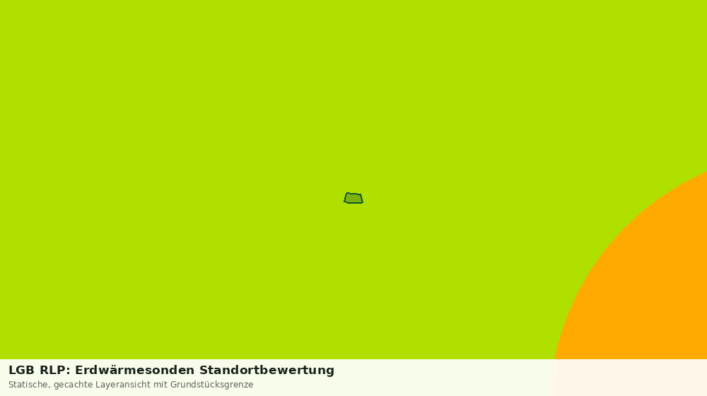 Statische Kartenansicht: LGB RLP: Erdwärmesonden Standortbewertung