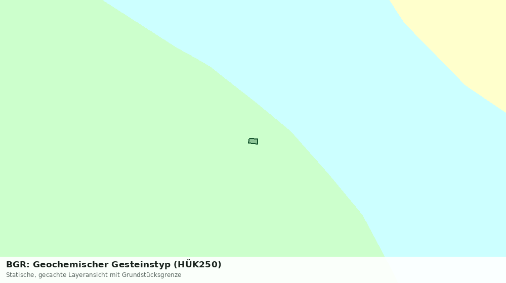 Statische Kartenansicht: BGR: Geochemischer Gesteinstyp (HÜK250)