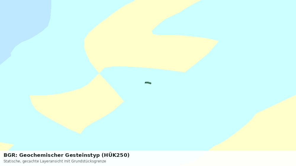 Statische Kartenansicht: BGR: Geochemischer Gesteinstyp (HÜK250)