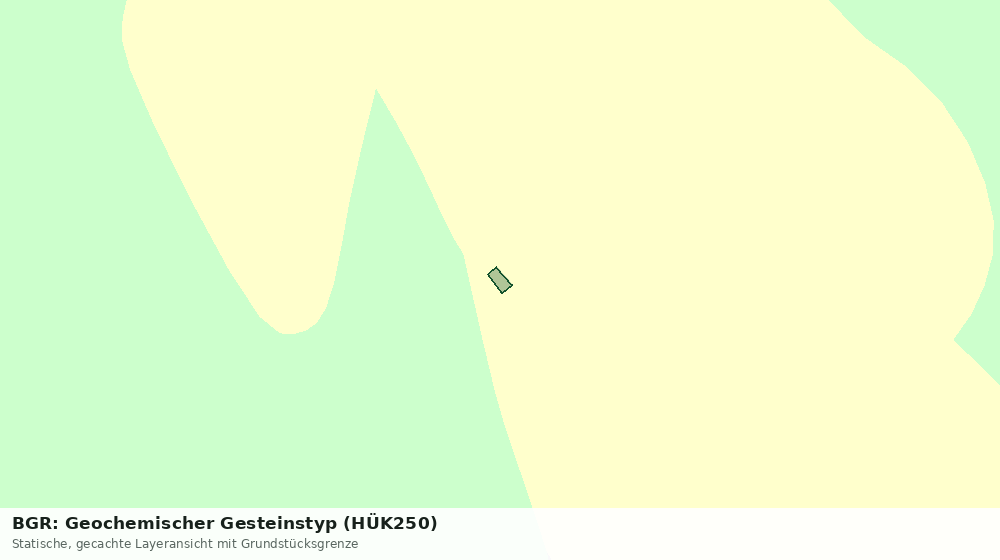 Statische Kartenansicht: BGR: Geochemischer Gesteinstyp (HÜK250)