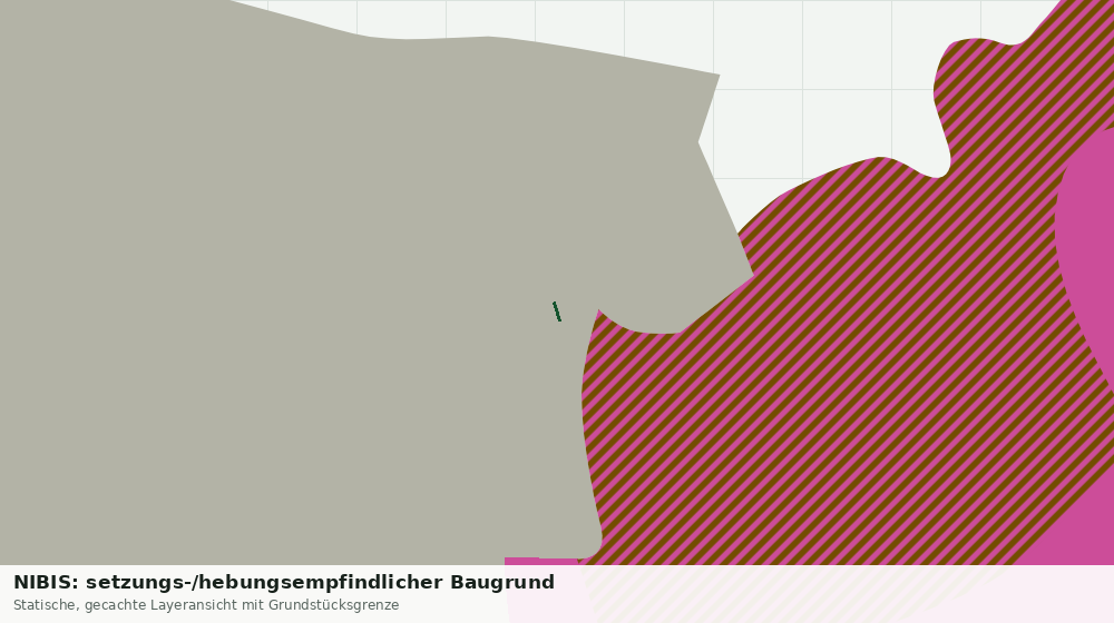Statische Kartenansicht: NIBIS: setzungs-/hebungsempfindlicher Baugrund