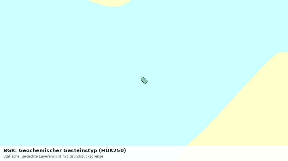 Statische Kartenansicht: BGR: Geochemischer Gesteinstyp (HÜK250)