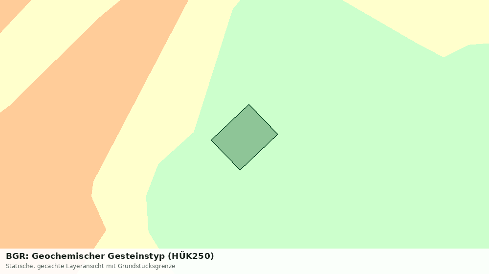 Statische Kartenansicht: BGR: Geochemischer Gesteinstyp (HÜK250)