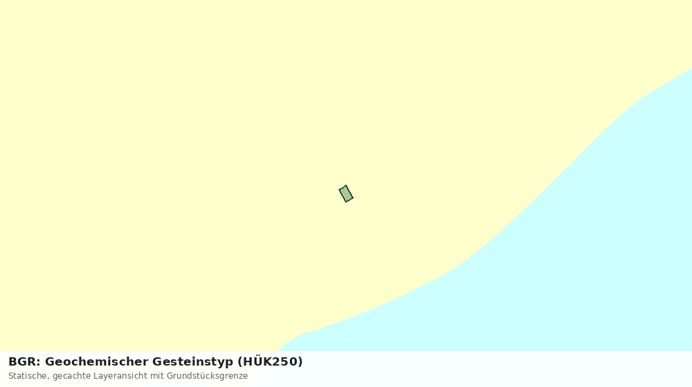 Statische Kartenansicht: BGR: Geochemischer Gesteinstyp (HÜK250)