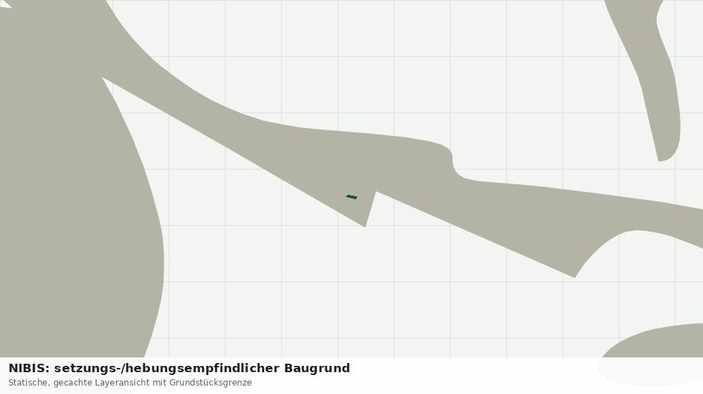 Statische Kartenansicht: NIBIS: setzungs-/hebungsempfindlicher Baugrund