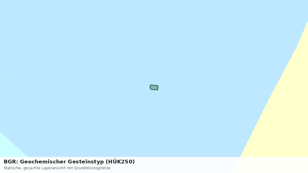 Statische Kartenansicht: BGR: Geochemischer Gesteinstyp (HÜK250)