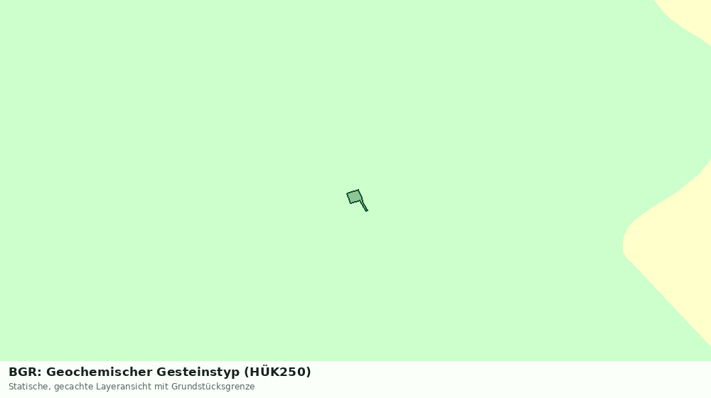 Statische Kartenansicht: BGR: Geochemischer Gesteinstyp (HÜK250)