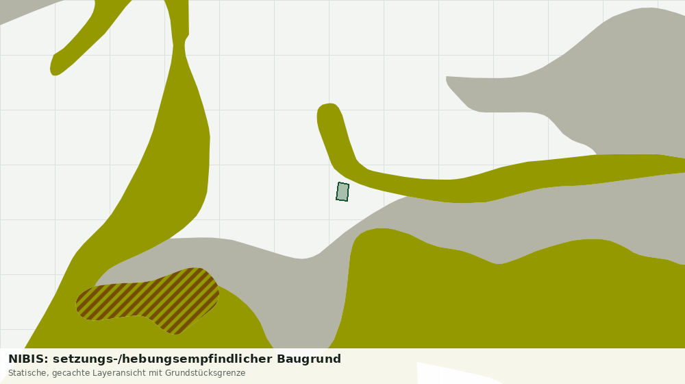 Statische Kartenansicht: NIBIS: setzungs-/hebungsempfindlicher Baugrund