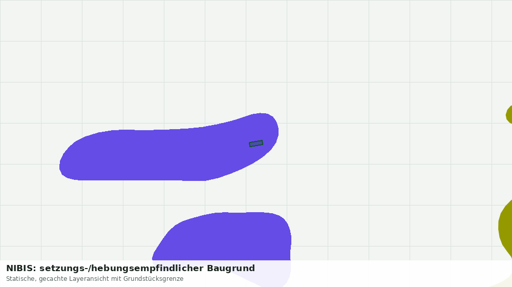 Statische Kartenansicht: NIBIS: setzungs-/hebungsempfindlicher Baugrund