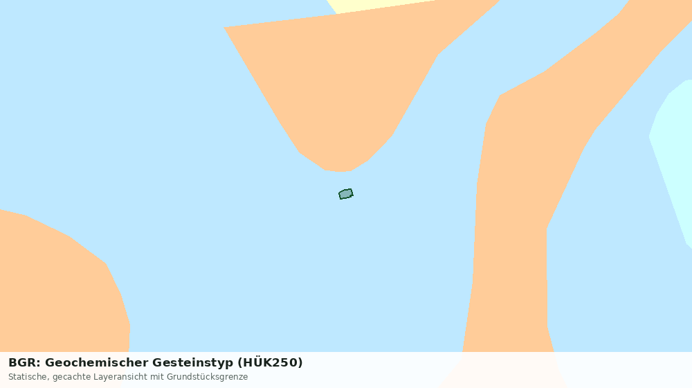 Statische Kartenansicht: BGR: Geochemischer Gesteinstyp (HÜK250)
