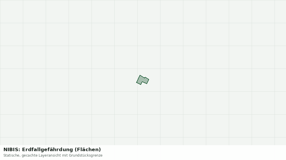 Statische Kartenansicht: NIBIS: Erdfallgefährdung (Flächen)