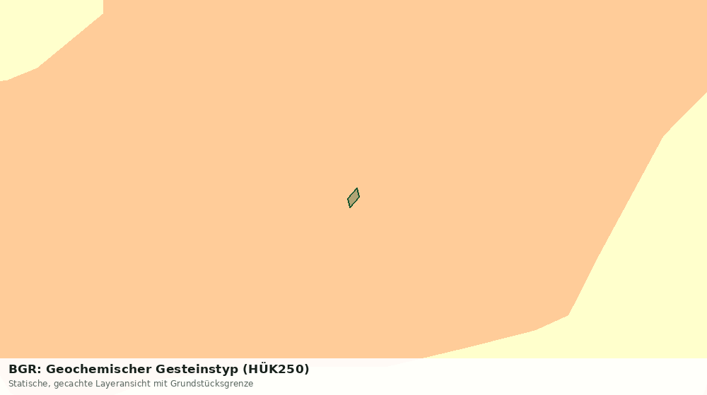 Statische Kartenansicht: BGR: Geochemischer Gesteinstyp (HÜK250)