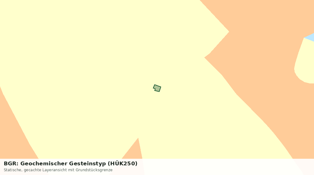 Statische Kartenansicht: BGR: Geochemischer Gesteinstyp (HÜK250)