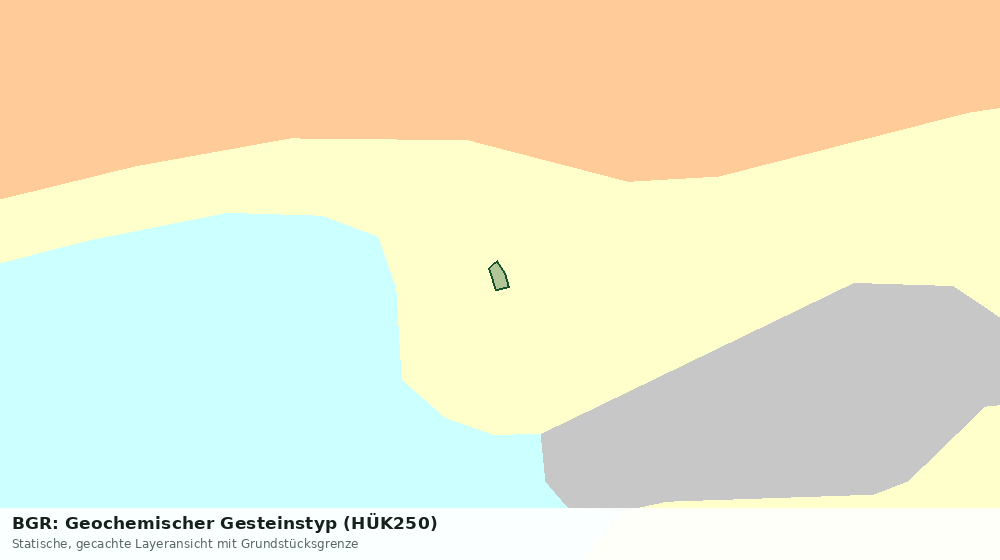 Statische Kartenansicht: BGR: Geochemischer Gesteinstyp (HÜK250)