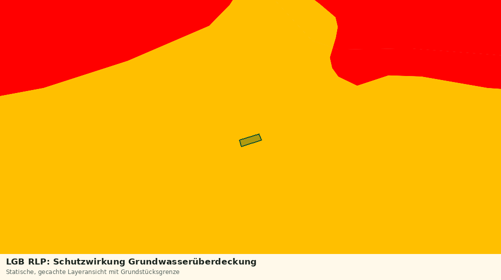 Statische Kartenansicht: LGB RLP: Schutzwirkung Grundwasserüberdeckung