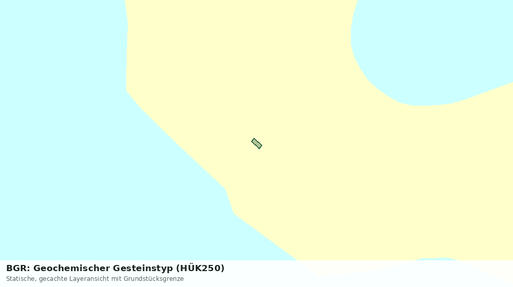 Statische Kartenansicht: BGR: Geochemischer Gesteinstyp (HÜK250)
