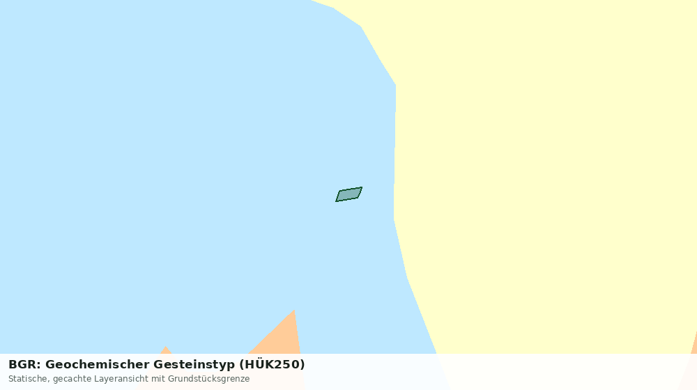 Statische Kartenansicht: BGR: Geochemischer Gesteinstyp (HÜK250)