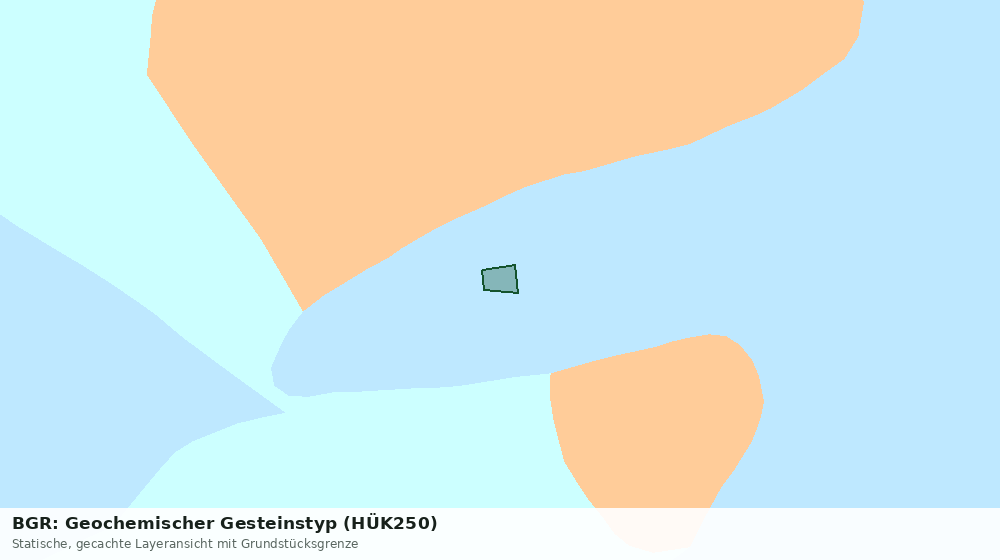 Statische Kartenansicht: BGR: Geochemischer Gesteinstyp (HÜK250)